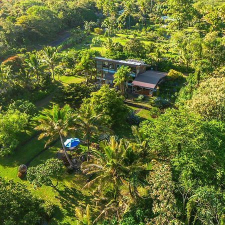 Jungle Haven Ocean Front Eco Villa On Fruit Farm 파호아 외부 사진