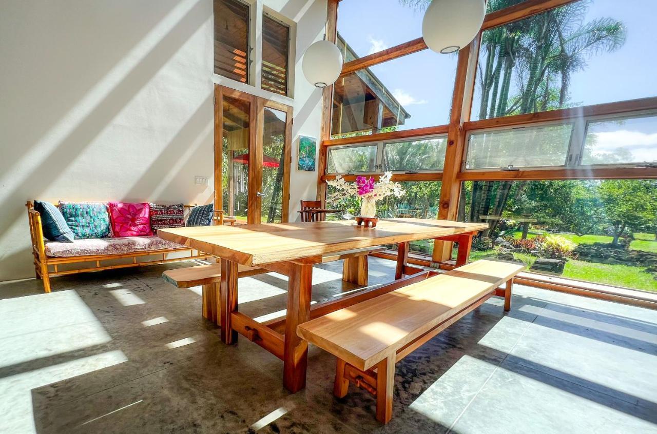 Jungle Haven Ocean Front Eco Villa On Fruit Farm 파호아 외부 사진