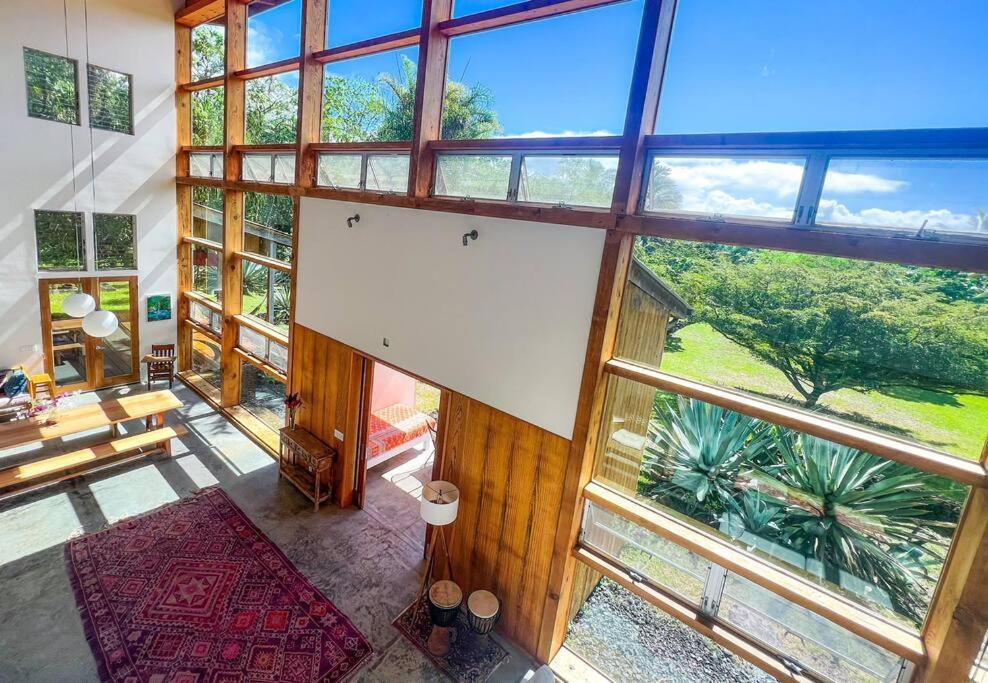 Jungle Haven Ocean Front Eco Villa On Fruit Farm 파호아 외부 사진