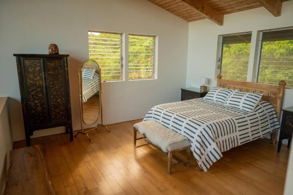 Jungle Haven Ocean Front Eco Villa On Fruit Farm 파호아 외부 사진