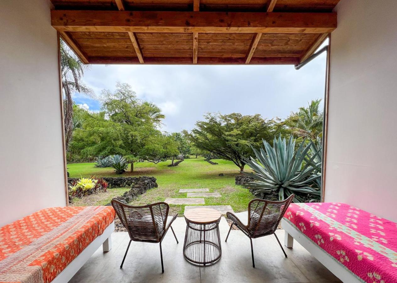 Jungle Haven Ocean Front Eco Villa On Fruit Farm 파호아 외부 사진