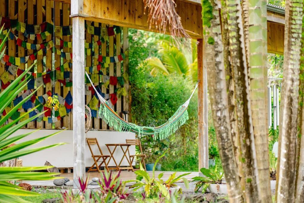 Jungle Haven Ocean Front Eco Villa On Fruit Farm 파호아 외부 사진