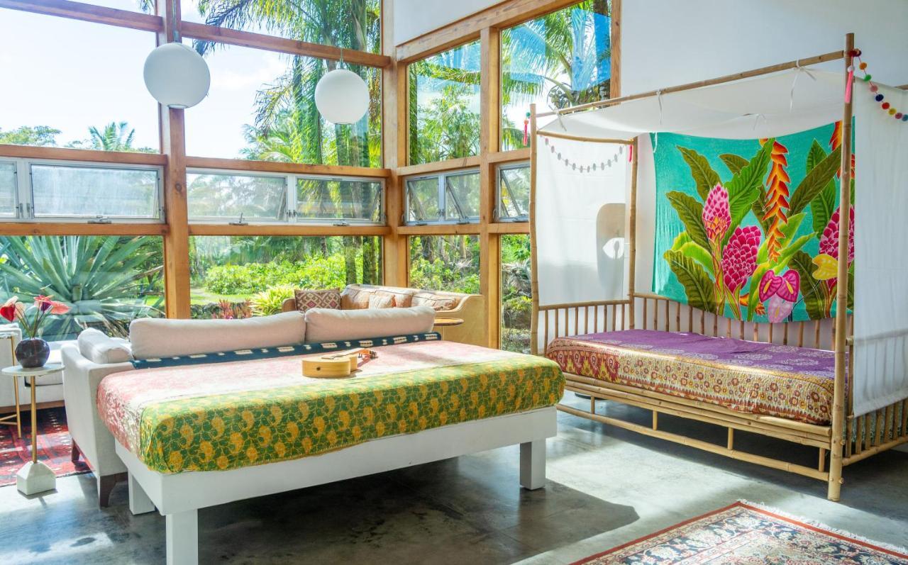 Jungle Haven Ocean Front Eco Villa On Fruit Farm 파호아 외부 사진